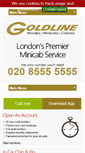 Mobile Screenshot of goldlinecars.co.uk